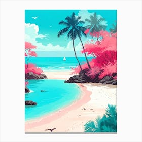 Tropical Beach Canvas Print