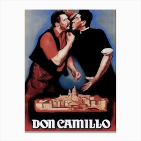 The Little World Of Don Camillo (1952) Canvas Print