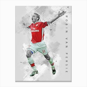 Robin Van Persie Arsenal Fc Premier League Canvas Print