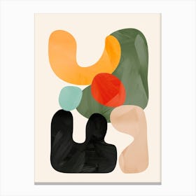 Minimal Abstract Shapes 34 Canvas Print