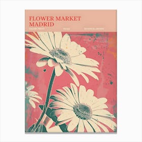 Flower Market Madrid 1 Canvas Print