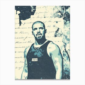 Drake Rapper Canvas Print