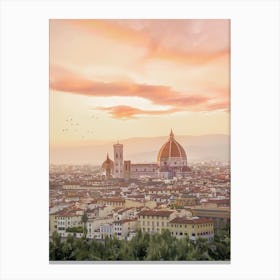 Florence Sunset 3x4 Canvas Print