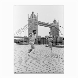 London Marathon, 1982 Canvas Print