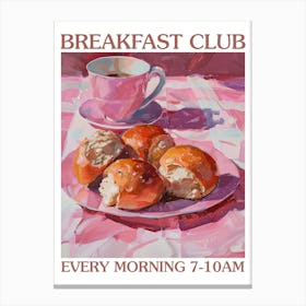 Breakfast Club Hot Cross Buns 1 Canvas Print
