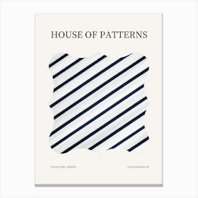 Stripes Pattern Poster 9 Canvas Print