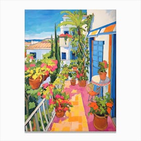 Marbella Spain 5 Fauvist Painting Canvas Print