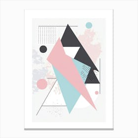 Abstract Geometric Print Canvas Print