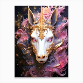 Unicorn Head Canvas Print