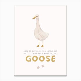 Goose Canvas Print