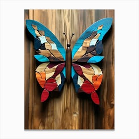 Butterfly Puzzle Wall Art 2 Canvas Print