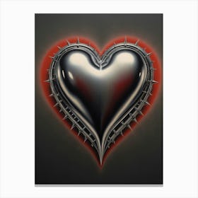 Heart Of Steel Canvas Print