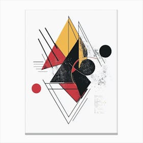 Abstract Geometric Shapes Canvas Print