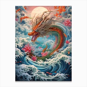 Dragon Traditional Chinese Style 3 Canvas Print