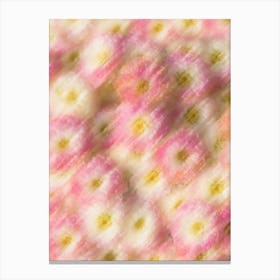 Blurred Moving Spring Flowers 1 Canvas Print