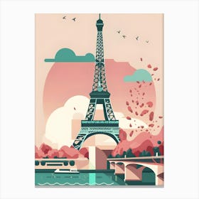 Paris Eiffel Tower 23 Canvas Print