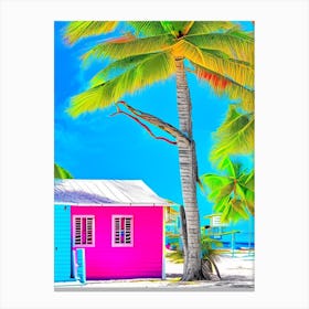 Little Cayman Cayman Islands Pop Art Photography Tropical Destination Canvas Print