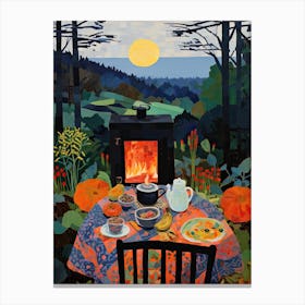Summer Dinner Party Canvas Print
