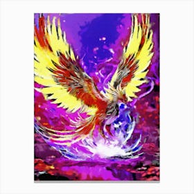 Fantasy Phoenix Art Canvas Print