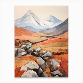 Geal Charn Alder Scotland 2 Mountain Painting Canvas Print