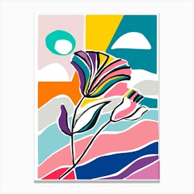 Flor Xfy Canvas Print