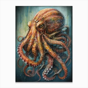 Octopus 4 Canvas Print