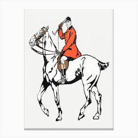 Horse Riding Art Print, Edward Penfield Canvas Print