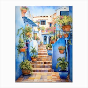 Mediterranean Village 1 Canvas Print