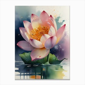 Lotus Flower 1 Canvas Print