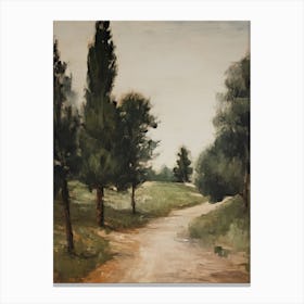 Italian Countryside Oil Painting Canvas Print