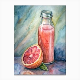 Grapefruit Juice Usa Canvas Print