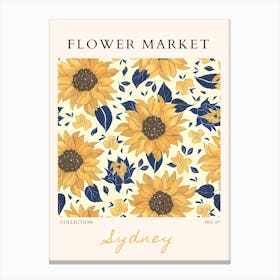 Flower Market 38 Canvas Print