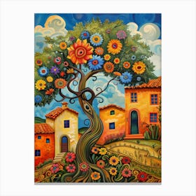 Tree Of Life 72 Canvas Print