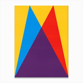 Geometric colorful planes 1 Canvas Print