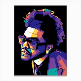 The Weeknd WPAP Canvas Print