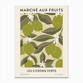 Fruit Market - Limes Canvas Print
