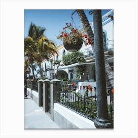 Canary Islands Street Canvas Print