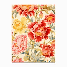 Floral Wallpaper 162 Canvas Print