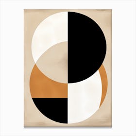 Abstract Bauhaus Quest: Journey in Shapes Canvas Print