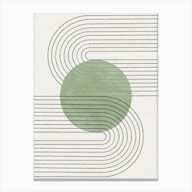 Green Balance 1 Canvas Print