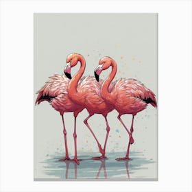 Flamingos Canvas Print Canvas Print