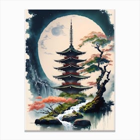 Japanese Landscape Painting (9) Canvas Print