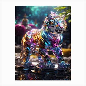 Rainbow Tiger Canvas Print