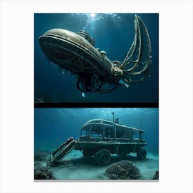 USO: A Very Very Strange Sea-Reimagined 18 Canvas Print