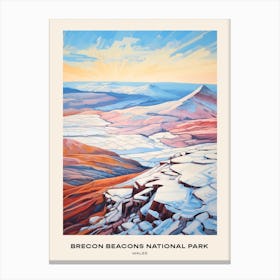 Brecon Beacons National Park Wales 4 Poster Canvas Print