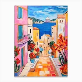 Palma De Mallorca 6 Fauvist Painting Canvas Print