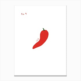 Chilli Kitchen Print Canvas Print