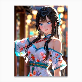 Anime Girl 7 Canvas Print