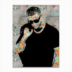 Dj Snake Abstract Canvas Print