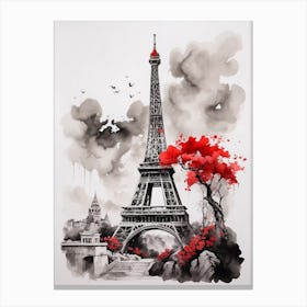 Paris Eiffel Tower Canvas Print